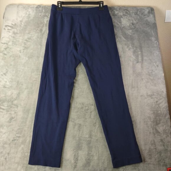 J.McLaughlin Women Navy Blue Slim Stretch Pants 4 Comfortable Business Casual - Picture 3 of 9
